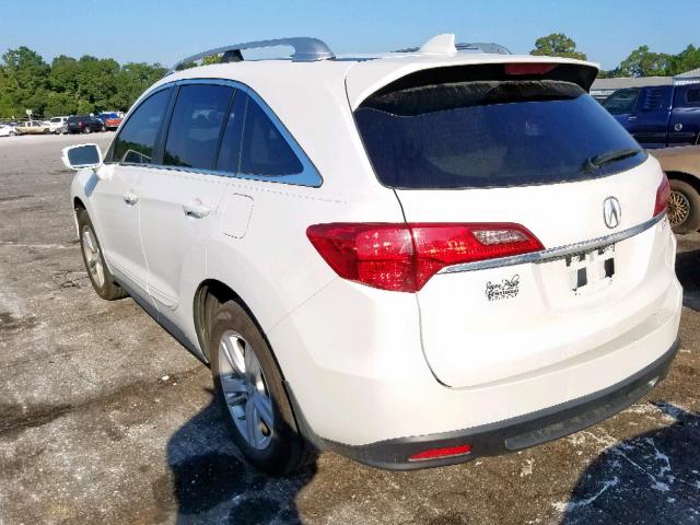 5J8TB3H53FL016209 - 2015 ACURA RDX TECHNO WHITE photo 3