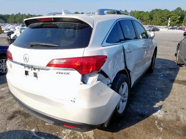 5J8TB3H53FL016209 - 2015 ACURA RDX TECHNO WHITE photo 4