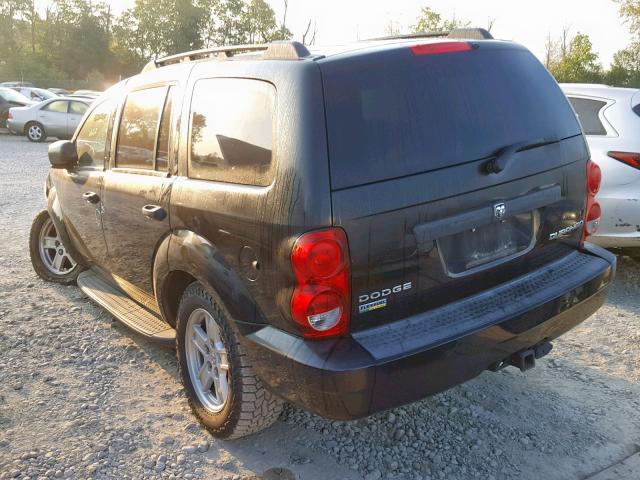 1D8HB38P49F718243 - 2009 DODGE DURANGO SE BLACK photo 3