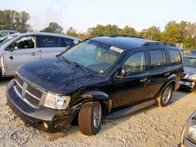 1D8HB38P49F718243 - 2009 DODGE DURANGO SE BLACK photo 9