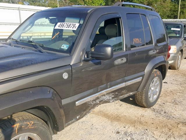 1J4GL58K36W284328 - 2006 JEEP LIBERTY LI GRAY photo 9