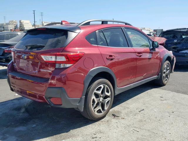 JF2GTAMCXJ8346190 - 2018 SUBARU CROSSTREK RED photo 4