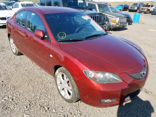 JM1BK32G391248622 - 2009 MAZDA 3 I RED photo 1