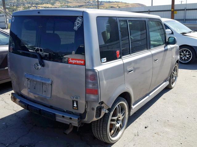 JTLKT324350203090 - 2005 TOYOTA SCION XB SILVER photo 4