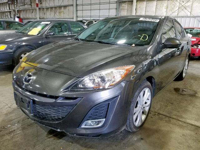 JM1BL1S56A1311748 - 2010 MAZDA 3 S GRAY photo 2