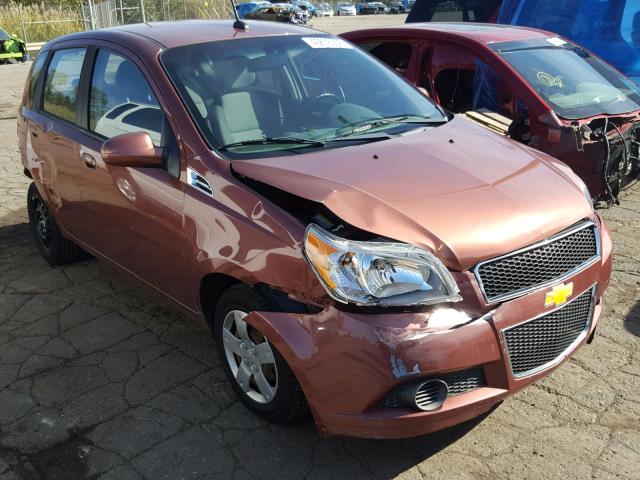 KL1TD6DE7BB208465 - 2011 CHEVROLET AVEO LS BROWN photo 1