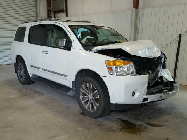 5N1BA0ND1FN610711 - 2015 NISSAN ARMADA SV WHITE photo 1