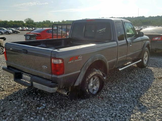 1FTZR45E44PA08138 - 2004 FORD RANGER SUP GRAY photo 4