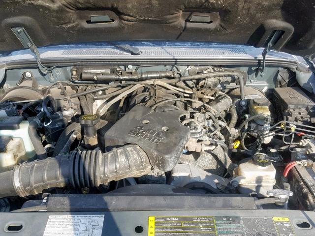 1FTZR45E44PA08138 - 2004 FORD RANGER SUP GRAY photo 7