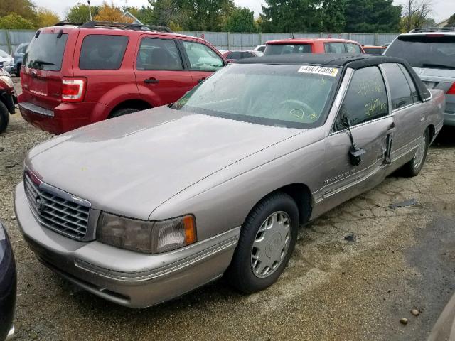 1G6KF5498VU275681 - 1997 CADILLAC DEVILLE CO GOLD photo 2