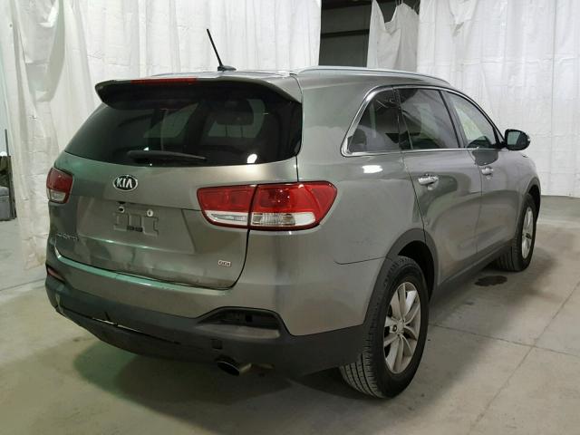 5XYPG4A38HG237951 - 2017 KIA SORENTO LX GRAY photo 4