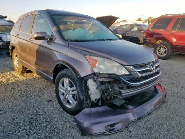 5J6RE3H71AL036365 - 2010 HONDA CR-V EXL BROWN photo 1