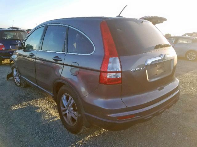 5J6RE3H71AL036365 - 2010 HONDA CR-V EXL BROWN photo 3