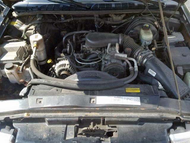 1GNDT13W512221489 - 2001 CHEVROLET BLAZER BLACK photo 7