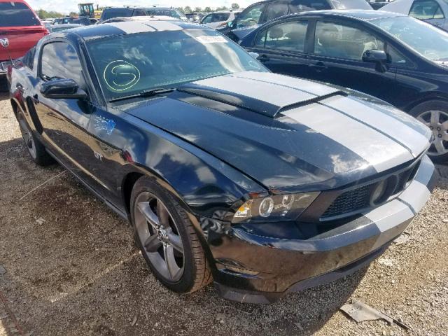 1ZVBP8CH3A5155485 - 2010 FORD MUSTANG GT BLACK photo 1