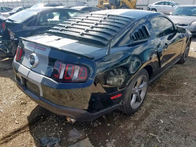 1ZVBP8CH3A5155485 - 2010 FORD MUSTANG GT BLACK photo 4