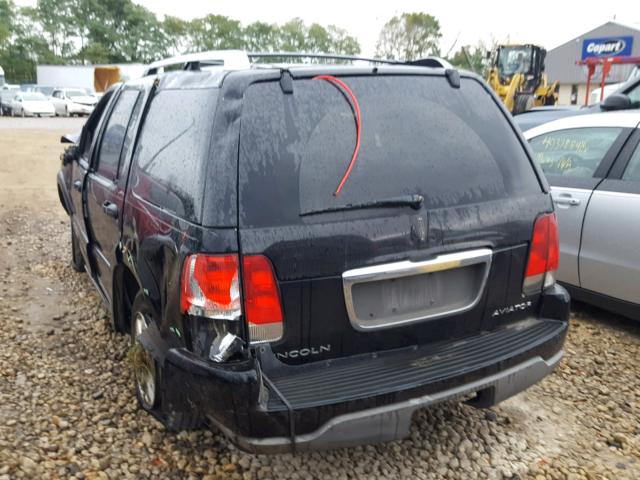 5LMEU88H03ZJ23468 - 2003 LINCOLN AVIATOR 黑色 照片 3