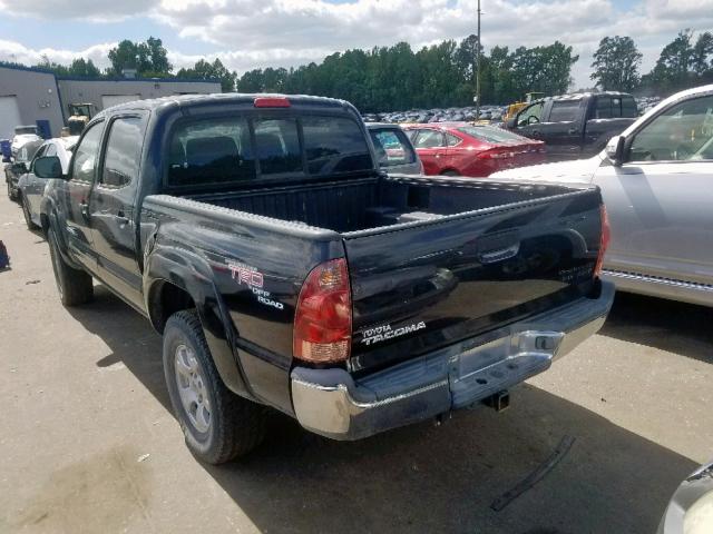 5TEJU62N36Z177977 - 2006 TOYOTA TACOMA DOU BLACK photo 3