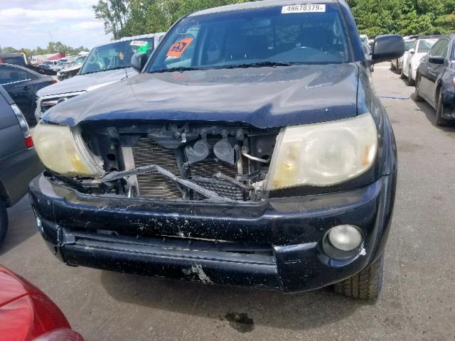 5TEJU62N36Z177977 - 2006 TOYOTA TACOMA DOU BLACK photo 9