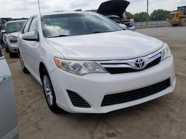 4T1BF1FK1CU163397 - 2012 TOYOTA CAMRY BASE WHITE photo 1