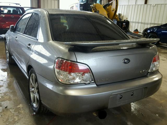 JF1GD75617G505593 - 2007 SUBARU IMPREZA WR GRAY photo 3