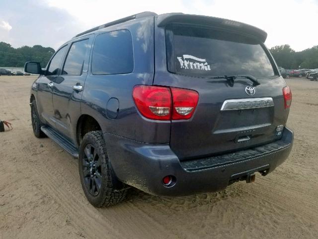 5TDDW5G11BS043189 - 2011 TOYOTA SEQUOIA PL GRAY photo 3