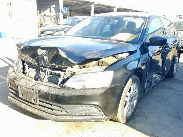 3VW2K7AJ5FM353369 - 2015 VOLKSWAGEN JETTA BASE შავი ფოტო 2
