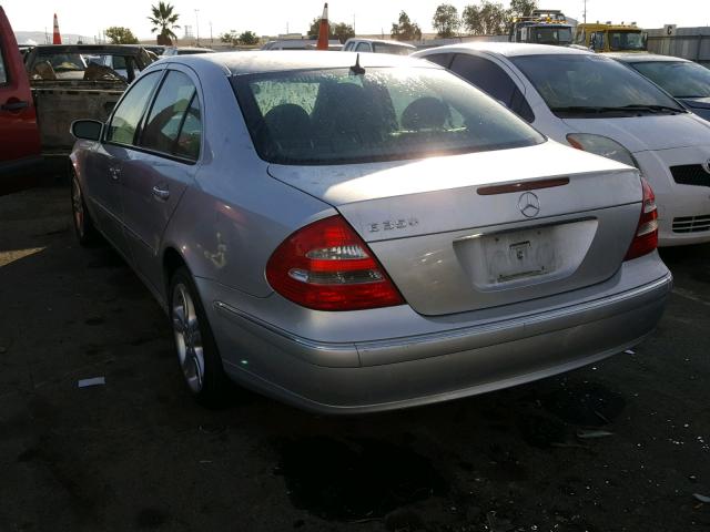 WDBUF56J86A864115 - 2006 MERCEDES-BENZ E 350 SILVER photo 3