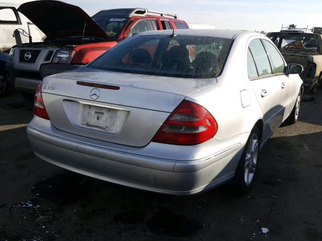 WDBUF56J86A864115 - 2006 MERCEDES-BENZ E 350 SILVER photo 4