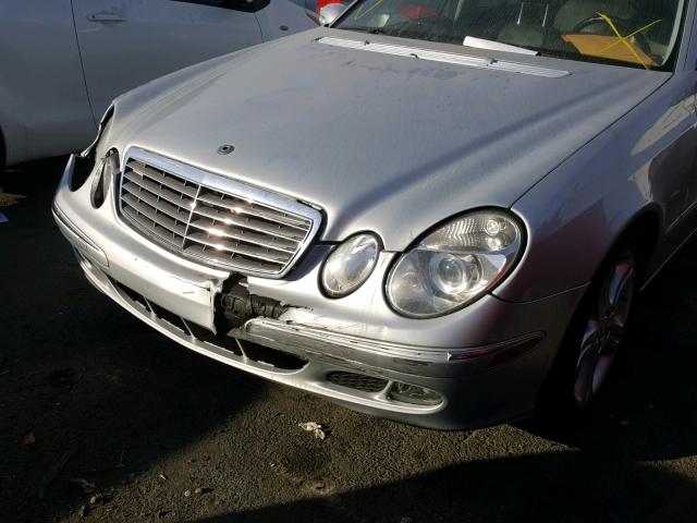 WDBUF56J86A864115 - 2006 MERCEDES-BENZ E 350 SILVER photo 9