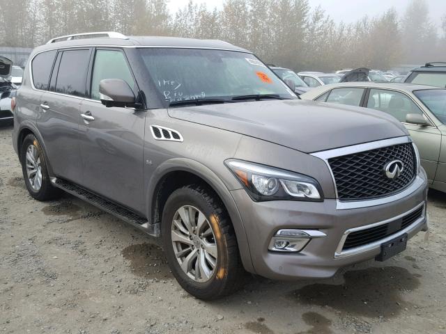 JN8AZ2NE5H9151163 - 2017 INFINITI QX80 BASE GRAY photo 1