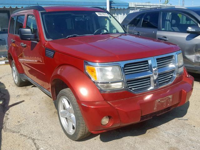 1D8GT58K88W144978 - 2008 DODGE NITRO SLT RED photo 1