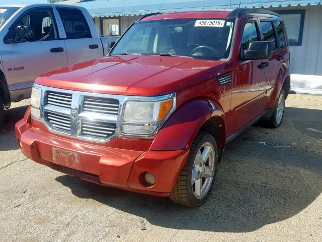 1D8GT58K88W144978 - 2008 DODGE NITRO SLT RED photo 2