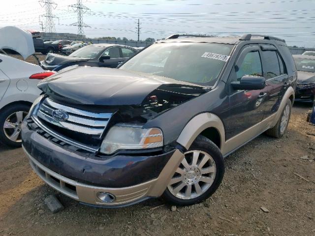 1FMDK07W88GA25068 - 2008 FORD TAURUS X E GRAY photo 2