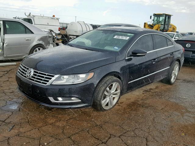 WVWRN7AN1DE518235 - 2013 VOLKSWAGEN CC LUXURY BLACK photo 2