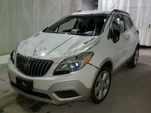 KL4CJESB5FB261928 - 2015 BUICK ENCORE WHITE photo 2