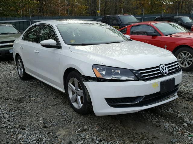 1VWBP7A39CC084955 - 2012 VOLKSWAGEN PASSAT SE WHITE photo 1