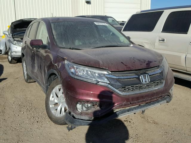 2HKRM4H79FH104289 - 2015 HONDA CR-V EXL BURGUNDY photo 1