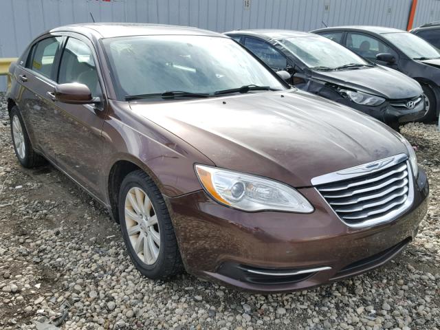 1C3CCBBB6CN241457 - 2012 CHRYSLER 200 TOURIN BURGUNDY photo 1