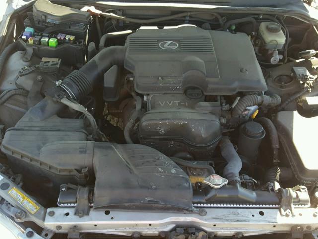 JTHBD192520054063 - 2002 LEXUS IS 300 SILVER photo 7