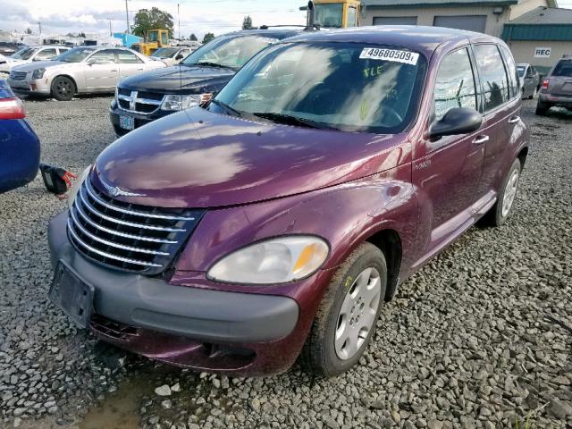 3C4FY48B92T385385 - 2002 CHRYSLER PT CRUISER MAROON photo 2