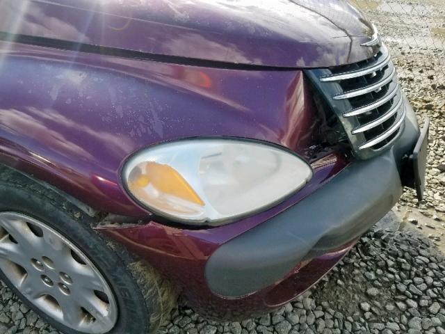 3C4FY48B92T385385 - 2002 CHRYSLER PT CRUISER MAROON photo 9