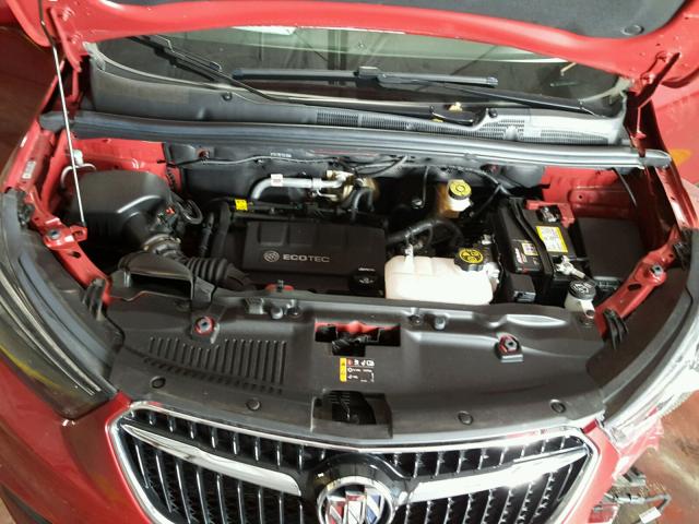 KL4CJESB4HB111375 - 2017 BUICK ENCORE PRE RED photo 7