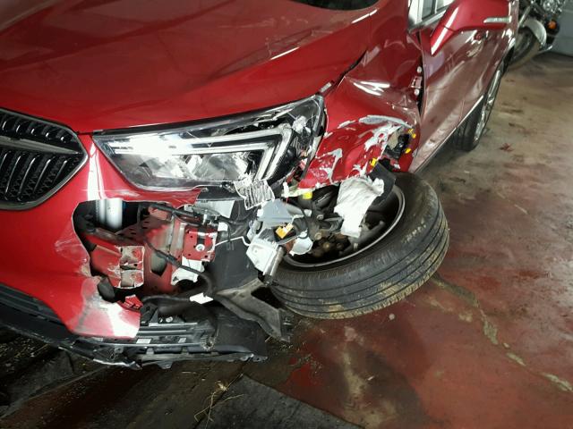 KL4CJESB4HB111375 - 2017 BUICK ENCORE PRE RED photo 9