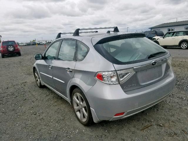 JF1GH63639H813153 - 2009 SUBARU IMPREZA OU SILVER photo 3