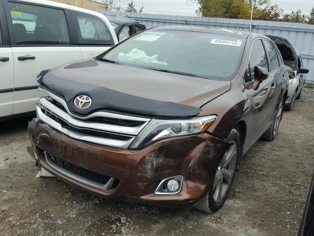 4T3BK3BB9DU075946 - 2013 TOYOTA VENZA LE BROWN photo 2