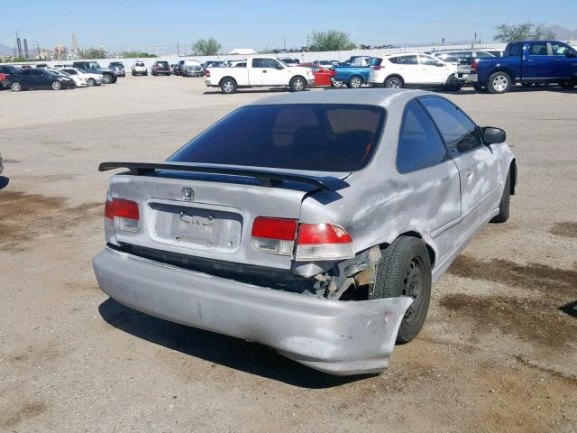 1HGEJ6129TL030043 - 1996 HONDA CIVIC DX GRAY photo 4