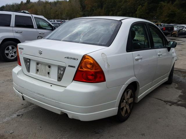 JS2RB61S965300397 - 2006 SUZUKI AERIO PREM WHITE photo 4