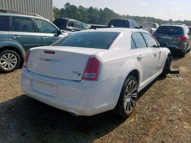 2C3CCABG9EH118396 - 2014 CHRYSLER 300 S WHITE photo 4