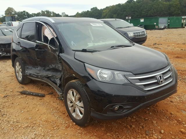 2HKRM3H76EH544835 - 2014 HONDA CR-V EXL BLACK photo 1